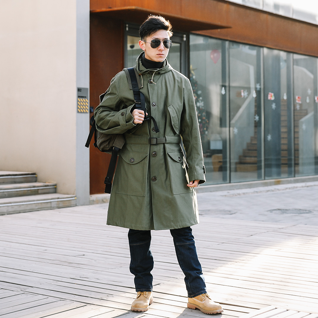 【二战美军】m47经典厚重原版复刻长款大衣(无内胆)