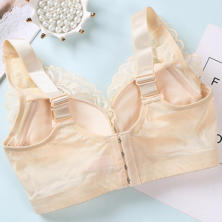 0 金婷芬jintingfen 四排扣无钢圈聚拢调整型文胸【86%锦纶/肤色】86%