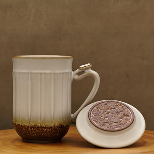 【活瓷陶器】云龙如意陶瓷高杯 460ml 商品图1