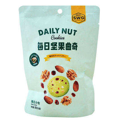 赛味馆每日坚果曲奇 抹茶味 原味 80g 商品图1