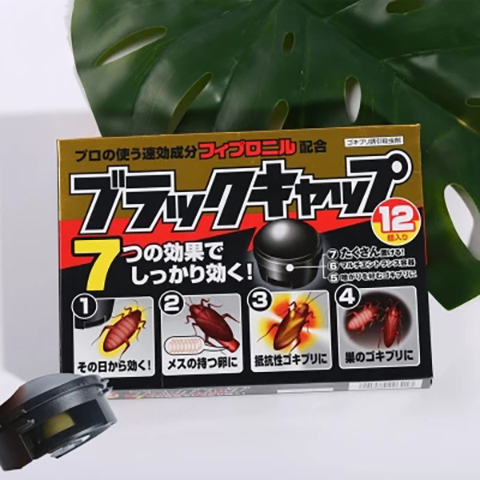 日本安速小黑帽蟑螂屋蟑螂药家用强力灭蟑清安全无毒小强