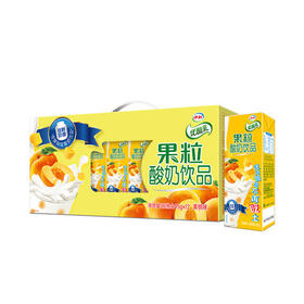 伊利果粒优酸乳酸奶饮品 芒果味 草莓味 黄桃味245ml*12
