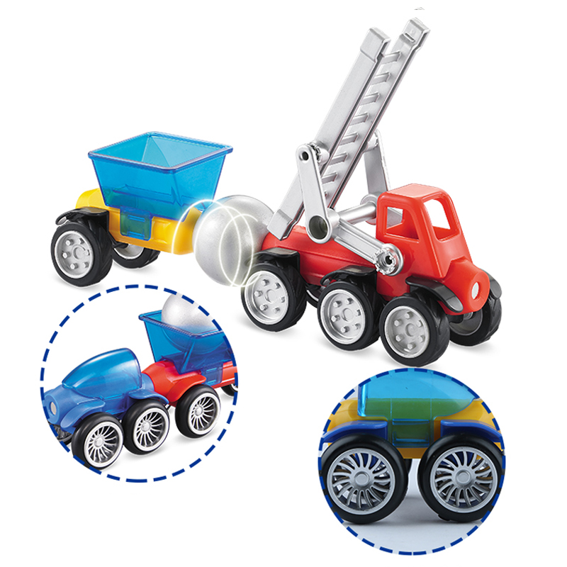 贝恩施拼装磁力车(39pcs)6969-7