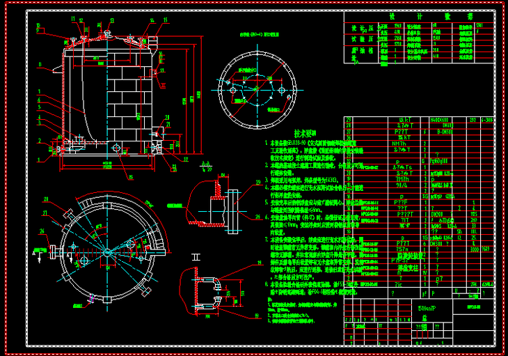 1500立方米内浮顶储罐总图