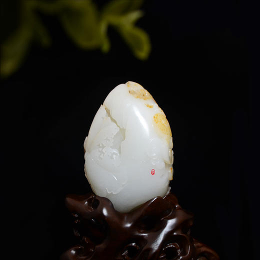 和田玉（羊脂玉）独籽摆件--观音716g（孙有庚） 商品图1