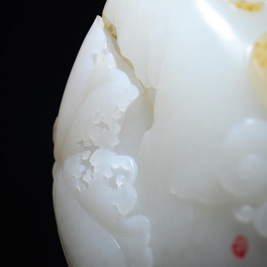 和田玉（羊脂玉）独籽摆件--观音716g（孙有庚） 商品图9