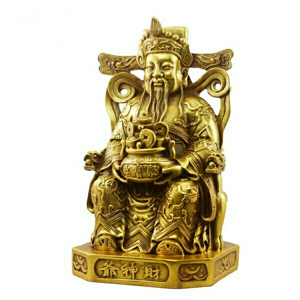 纯铜聚宝财神财帛星君