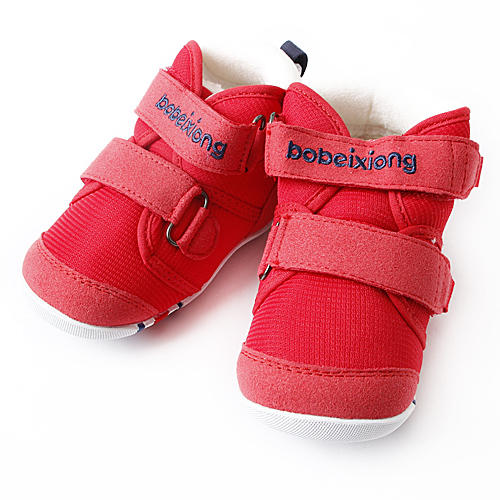波贝熊20码宝宝棉鞋婴儿机能鞋加绒防滑学步鞋C46 商品图0