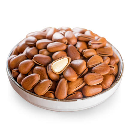 严选开心松子500G 东北松子 大颗粒原味开口手剥红松子坚果野生 商品图0