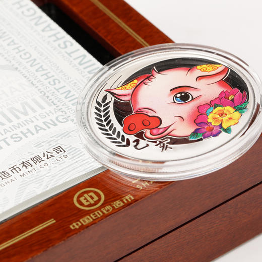 2019猪年彩色银章 商品图3