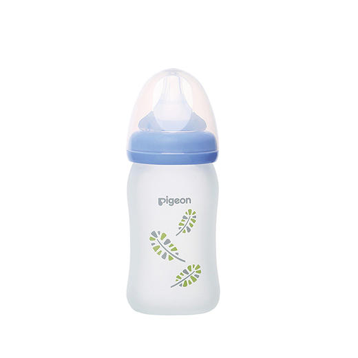 日本pigeon贝亲婴儿硅胶玻璃奶瓶宽口径新生儿玻璃奶瓶160/240ml 商品图4