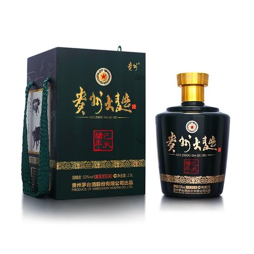 【清仓】茅台股份 大曲己亥猪 酱香型 53度 2.5L 商品图1