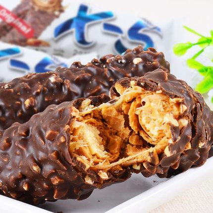 韩国进口x-5花生牛奶夹心巧克力棒补充能量36g 商品图1