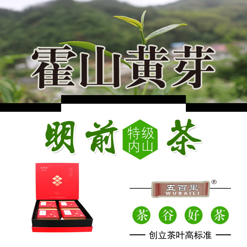 【明前特级】霍山黄芽(内山茶) 高档礼盒400g装