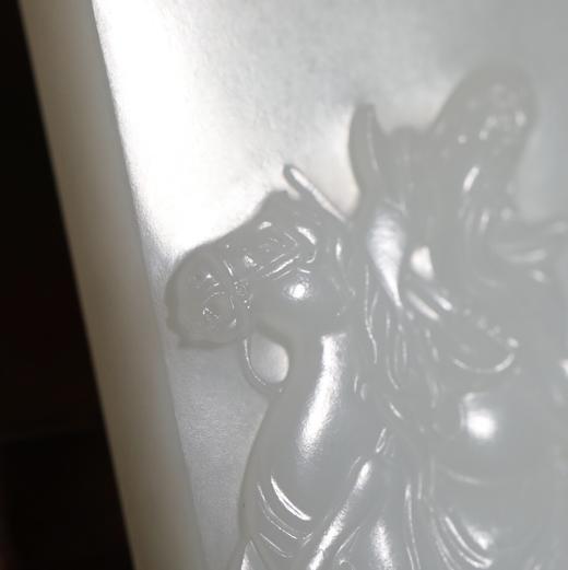 和田玉（羊脂玉）俄料挂件-- 关公玉牌 84.4g 商品图2