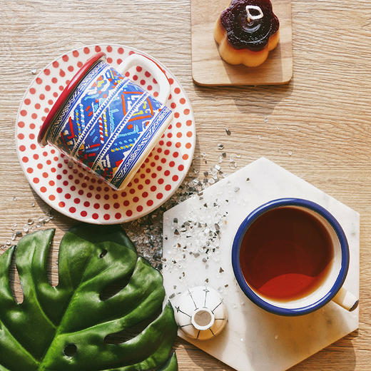 【上手艺术】原创设计苗绣搪瓷杯 商品图1