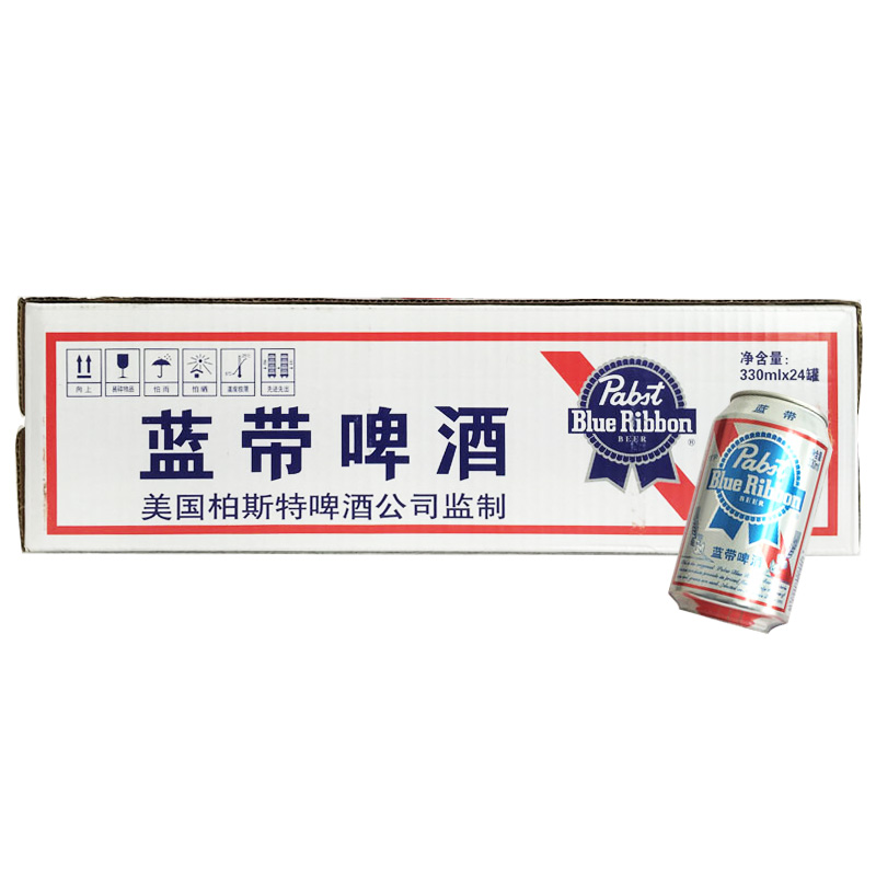 蓝带啤酒价格表 罐装图片
