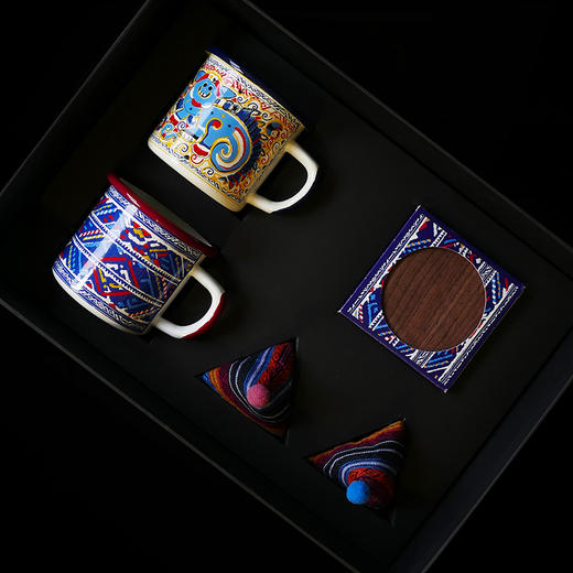 【上手艺术】原创设计苗绣搪瓷杯 商品图2