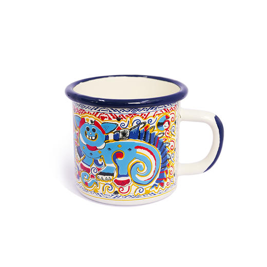 【上手艺术】原创设计苗绣搪瓷杯 商品图4