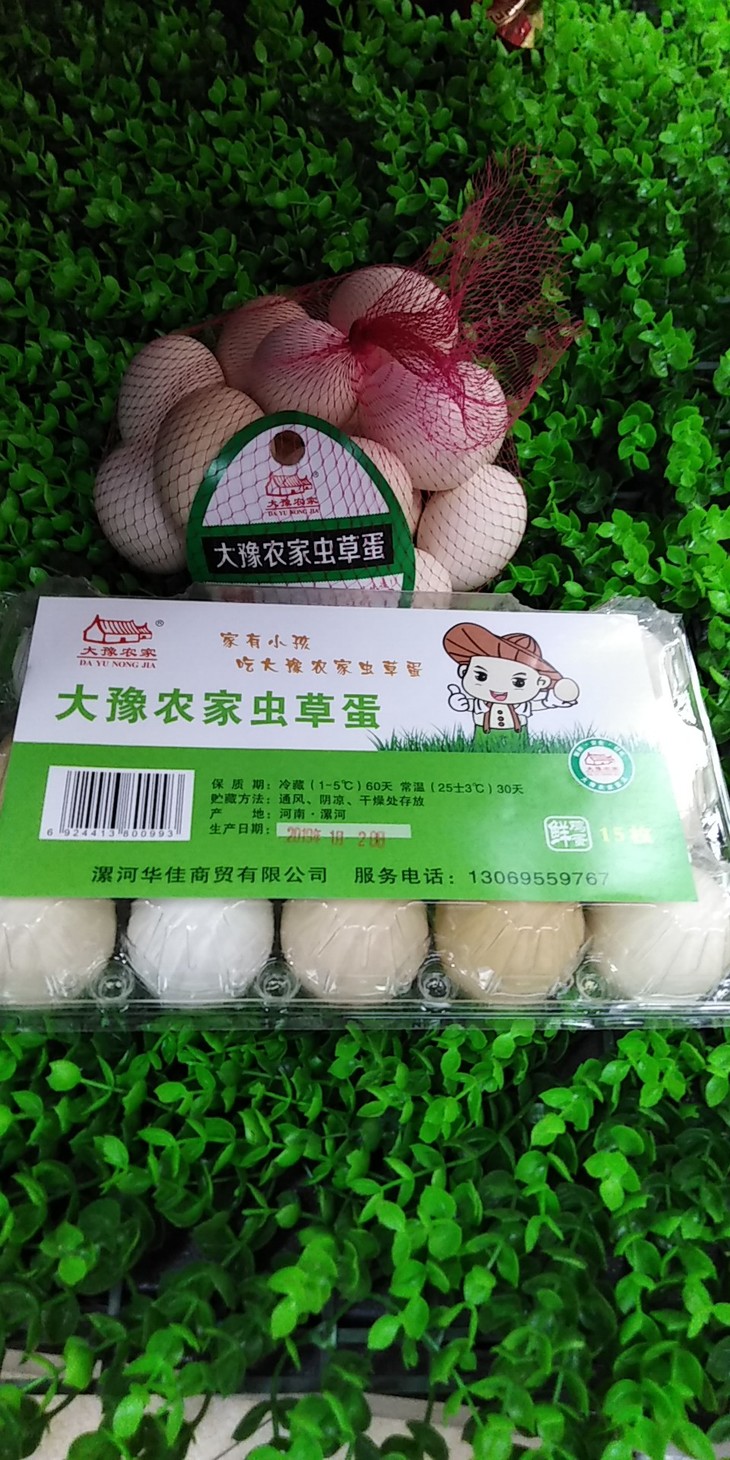 大豫农家虫草蛋15枚装