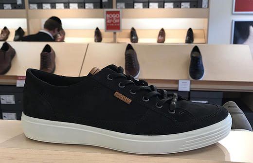 纽约大宝 ecco/爱步 男士酷柔7号系带舒适简约低帮休闲鞋430304