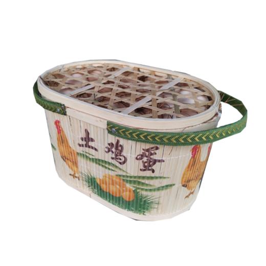 农家土鸡蛋40枚（篮） 商品图0