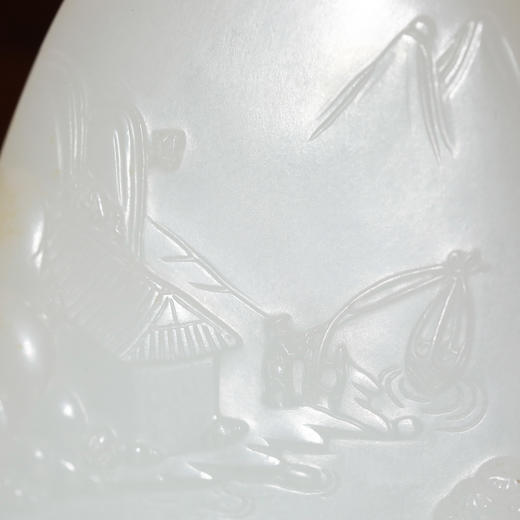 和田玉（羊脂玉）俄料玉牌-- 梦江南玉牌 60.5g 商品图3