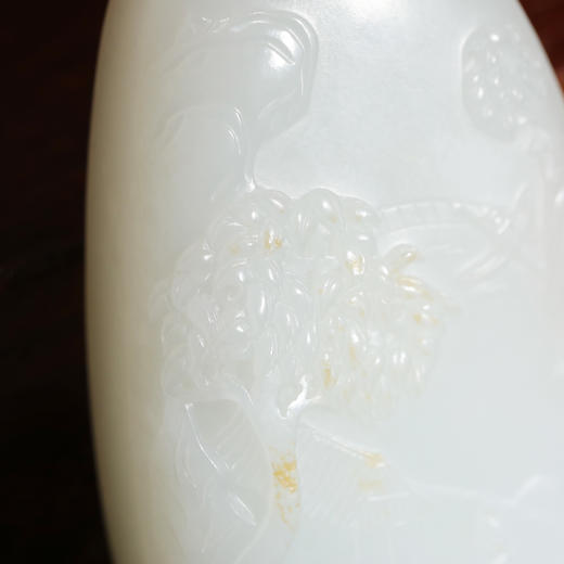 和田玉（羊脂玉）俄料挂件--忆江南玉牌 42.6g 商品图3