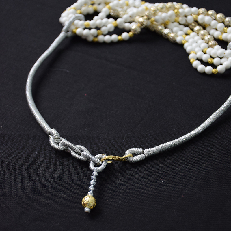 金银珠百搭装饰项链