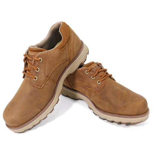 cat erpillar卡特彼勒 棕色牛皮革 合成革男经典款休闲鞋p720683