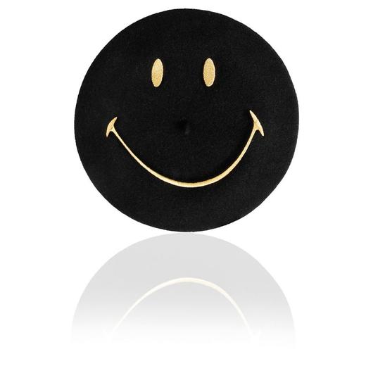 北京仓｜LAULHERE-SMILEY-经典黑色 贝雷帽［法国设计师］ 商品图2