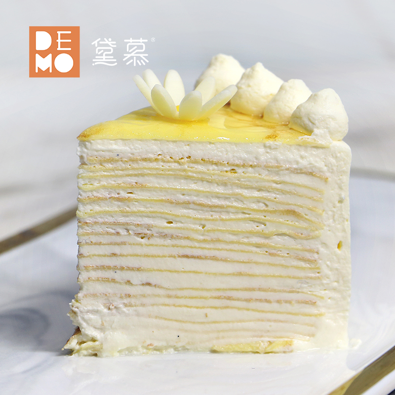 香草千层可丽蛋糕 丨 mille crepe vanilla