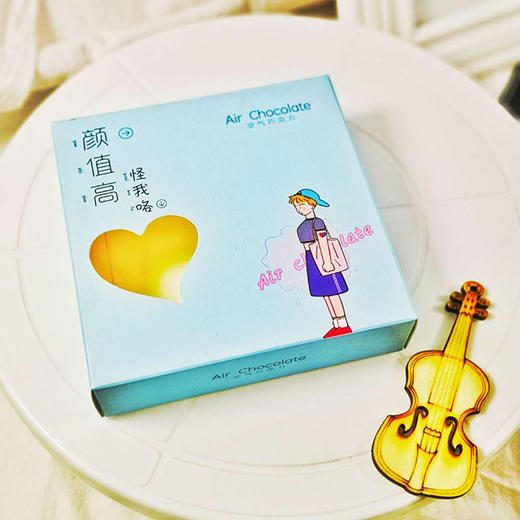 空气巧克力-巧如人生【巧克力味】【抹茶味】纯脂手工巧克力一盒9粒装 商品图1