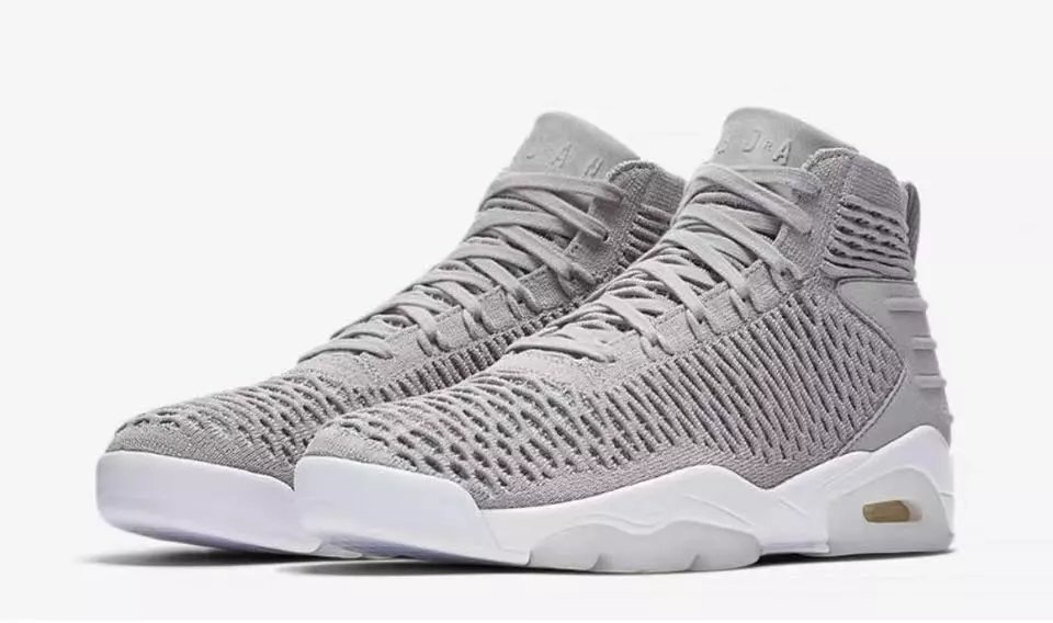 aj jordan 飞人乔丹 灰色高邦气垫运动鞋 男女同款