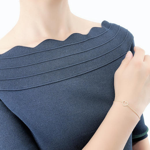 北京仓｜DiamantiPT-Heart-钻石 手链（黄金色）［比利时设计师］ 商品图2