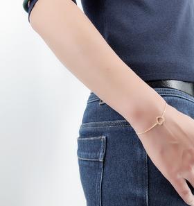 北京仓｜DiamantiPT-Heart-钻石 手链（黄金色）［比利时设计师］