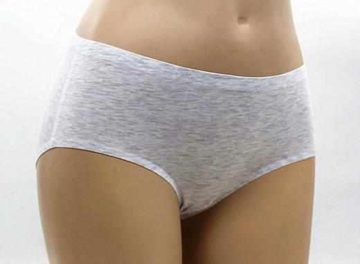 竹纤维中腰无痕小平角内裤6659 商品图2