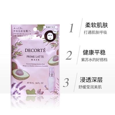 黛珂Decorte牛油果植物乳液面膜12片 商品图1