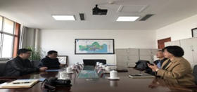 青岛远洋船舶供应有限公司领导拜访董家口管委会