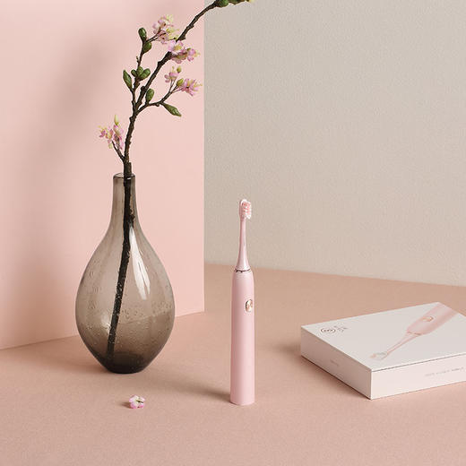 素士|声波电动成人牙刷x3粉金特别版