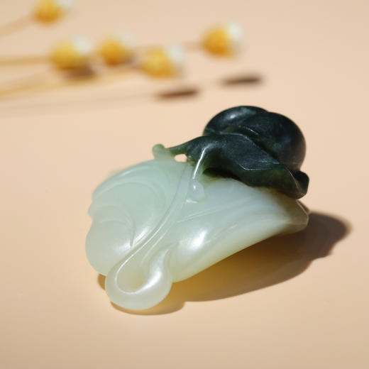 和田玉（白玉）独籽挂件-- 安居乐业 16g 商品图4