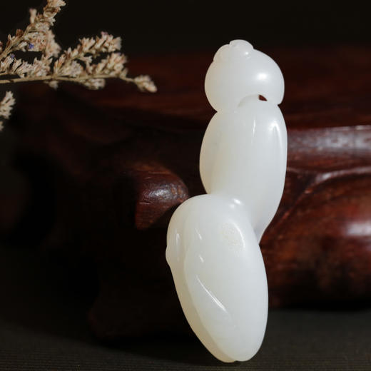和田玉（羊脂玉）挂件-- 玉贵人 13g 商品图1