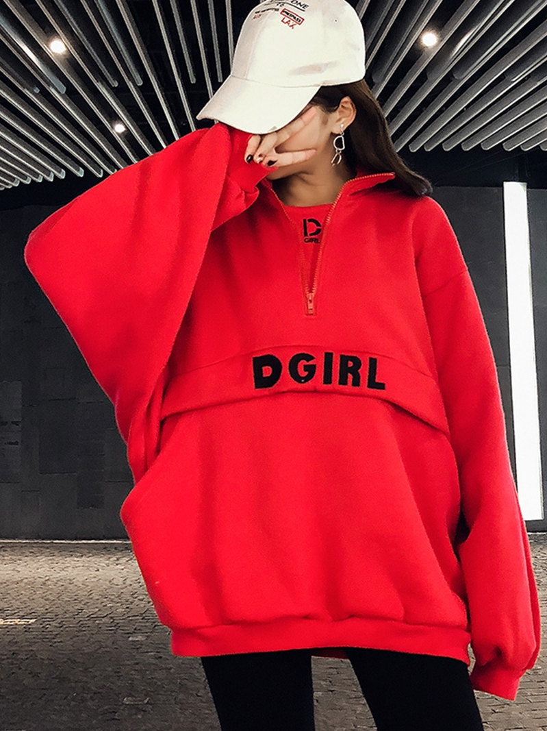 LS04（亲子装课）时尚慵懒风宽松卫衣