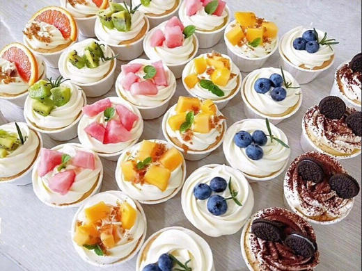 活力春日 | 纸杯蛋糕(水果随季节变化随机搭配)