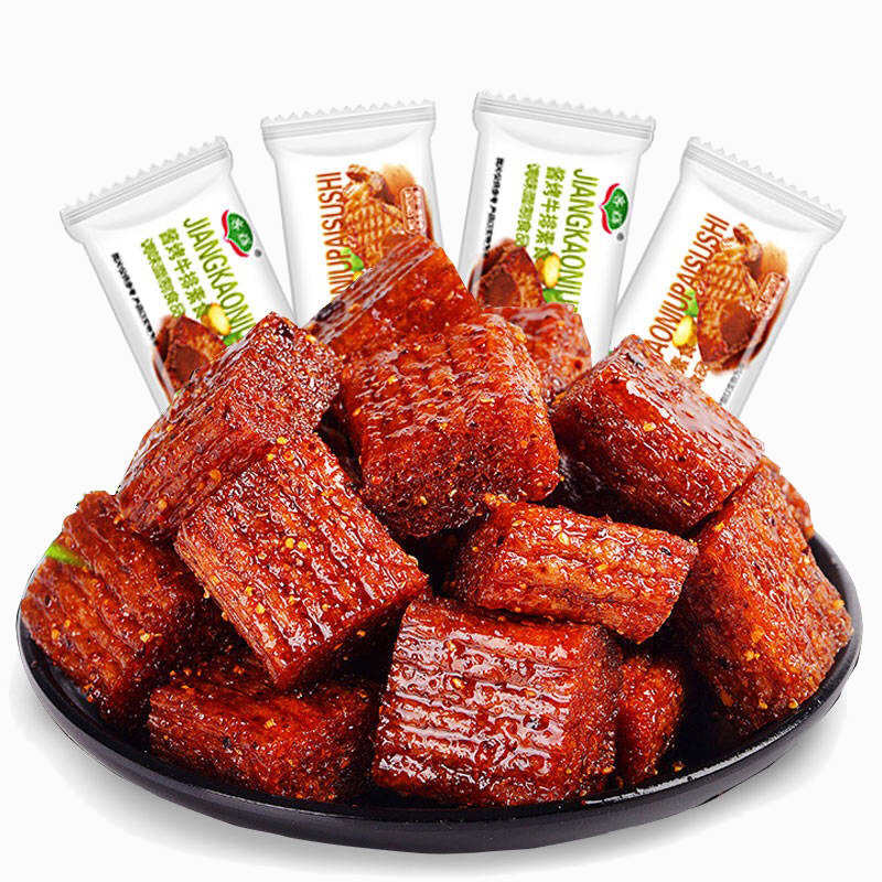 辣条大刀肉 辣片麻辣怀旧零食小吃 1斤装约76小包