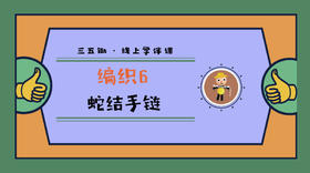 编织6·蛇结手链