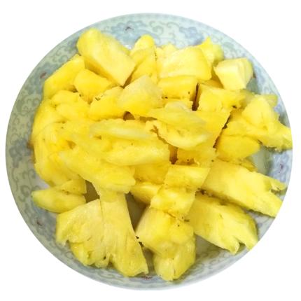 现削河口菠萝1个 脆爽多汁 自然成熟 酸甜可口 商品图1