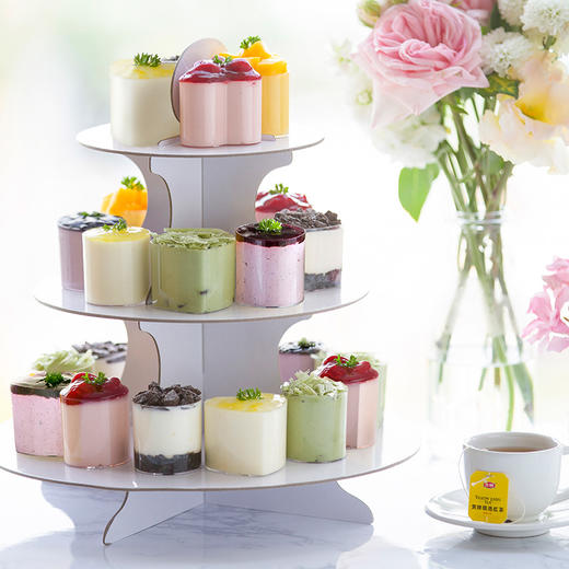 【热销爆款】英式下午茶，6种口味24杯精致点心，闺蜜聚会幸福有滋有味（2026年） 商品图0