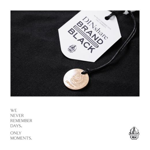 DINshare BRAND BAG 品牌购物环保黑布袋 商品图2