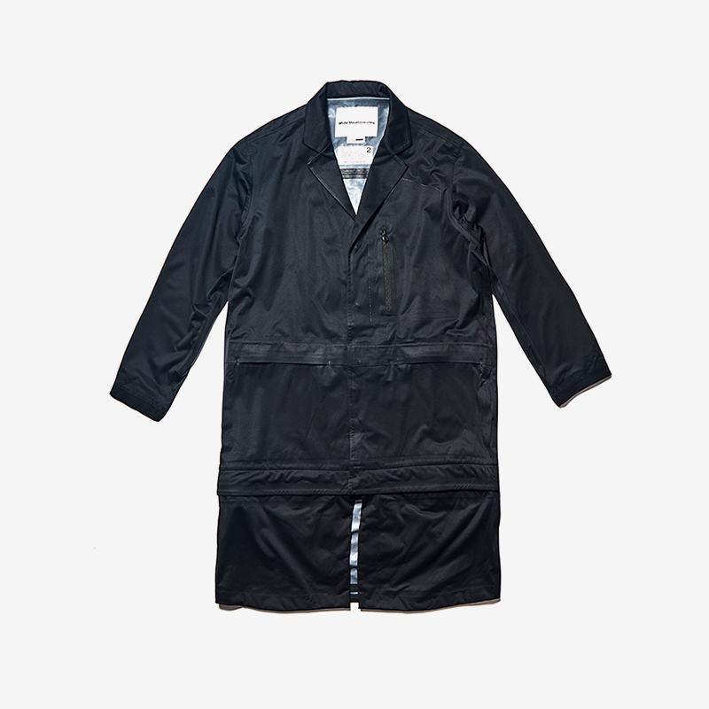 white mountaineering saitos 3l technical shirt coat 三层尼龙机能